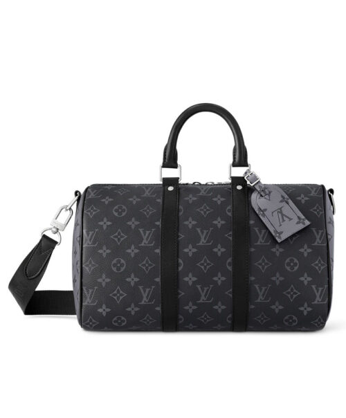 Louis Vuitton Keepall Bandouliere 35 M46655 Black
